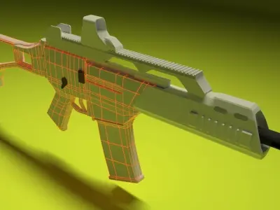 Heckler and Koch G36C Free 3D model