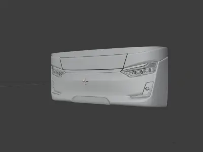 Laksana SR3 Front Bumper 3D model