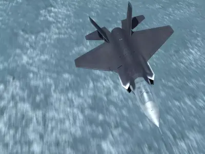 F35 fighter 3D model