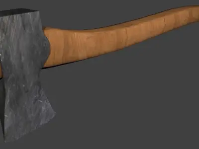 normal axe Free low-poly 3D model