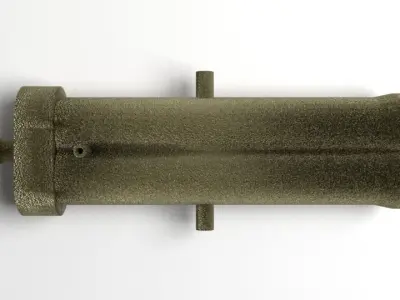  Double-barrel Cannon 3D model