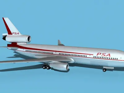 McDonnell Douglas MD-11 PSA 3D model
