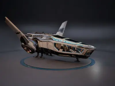 Spaceship SpShc9 3D model