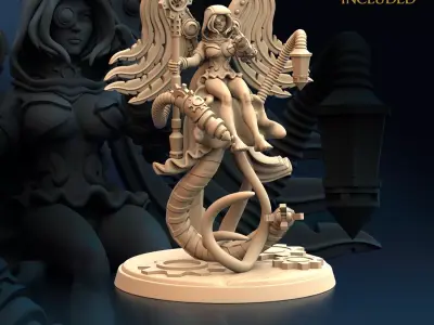 The Aether Weaver Priestess 3D print model