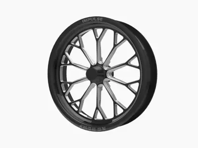 RC Components Impulse drag front wheel Low-poly 3D model