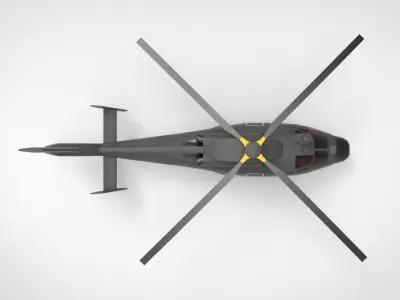 Harbin Z 9 Helicopter 3D model