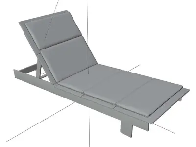 Patio Chaise 3D model