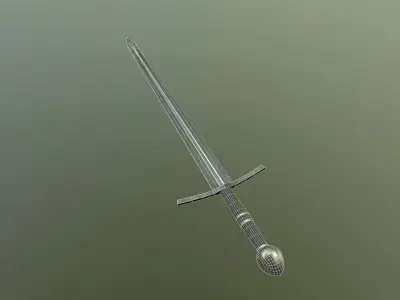 Medieval Sword Pack 2 Low-poly 3D model