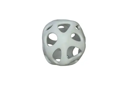 SciFi Cube Object No 18717 Low Poly Shape Texture