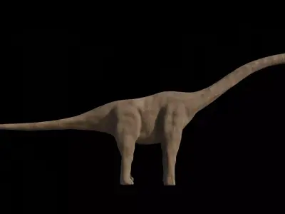 Dinosaur Brachiosaurus Sauropod Low-poly 3D model