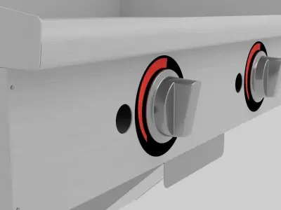 Commercial Flat Top 3D model