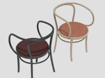 Thonet 209 P Chair Free low-poly 3D model