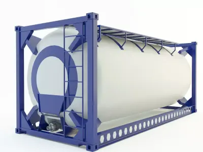 container tank 3d model 3D model