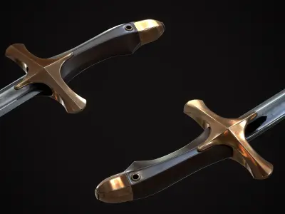 Mameluke sword 3D model