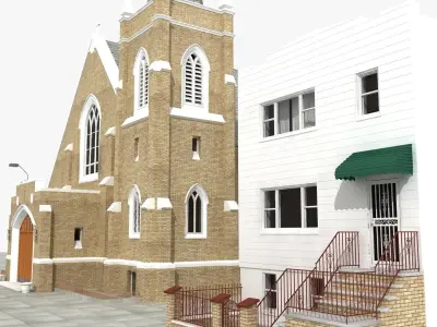 Saints Cyril and Methodius Roman Catholic Church 3D model