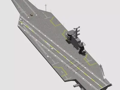 Generic US Aircraft Carrier 3D model