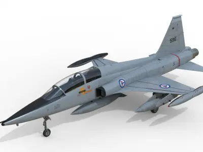 F-5B Freedom fighter 3D model