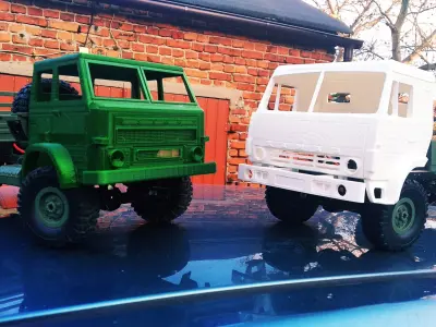 Alternative Star 266 cab for the WPL chassis 3D print model