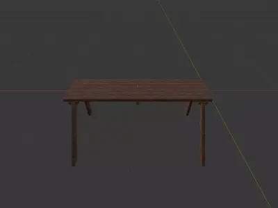 Park table Free 3D model