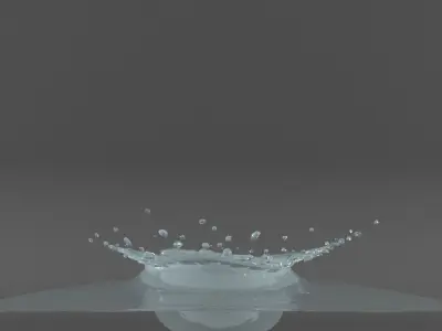 Splash 01 3D model