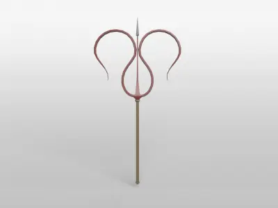 Lowpoly Sword 017 Low-poly 3D model