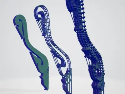 corbel Low-poly 3D model