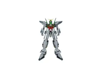 gundam simple model Low-poly 3D model
