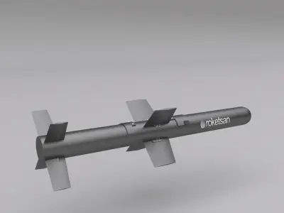 mam-c mini smart ammunition Low-poly 3D model