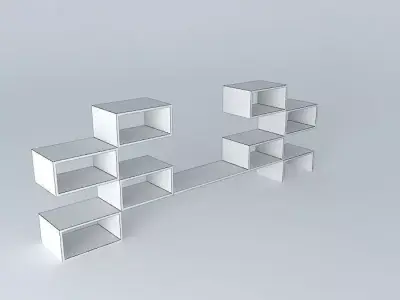 estante bookshelf rack Free 3D model