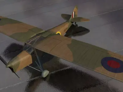 DeHavilland DH-80A Puss Moth 3D model