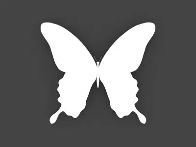 BFLY-005 Butterfly 3D model