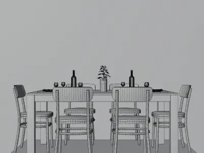 Dining 3D model