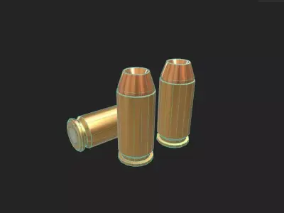 40  SW  Ammo Low-poly 3D model