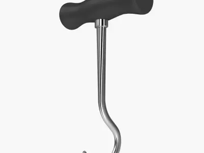 Hay Hooks Low-poly 3D model