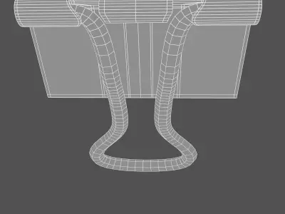 Binder clip 3D model