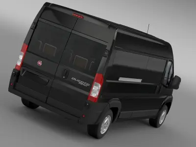 Fiat Ducato Maxi Van L3H2 2006-2014 3D model