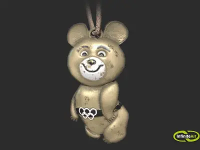 Shotgun gun with handle Low-poly 3D model