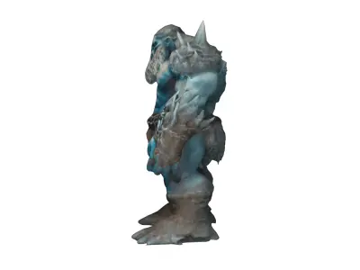 Frost Giant Monster Low-poly 3D model