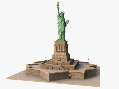 Statue of Liberty 3D model