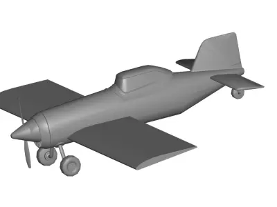 Aerial application 3D model