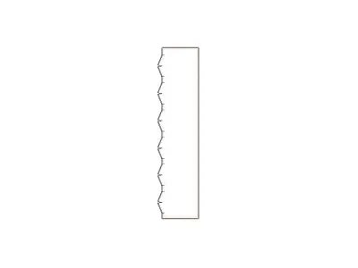 Detailed Exterior Sketch by Interior - 251-500 SF - Xactimate 3D model