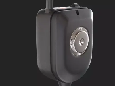 Motorola PSM Radio Mic 3D model