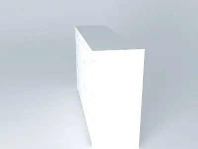 Dresser Six Drawers Free 3D model