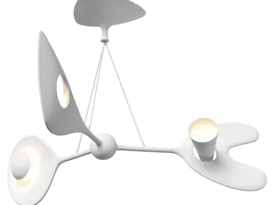 Alexandre Biaggi Bird chandelier 3D model