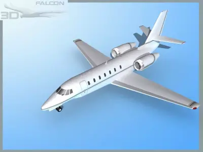 Falcon3D Citation Sovereign C680 FS12 3D model