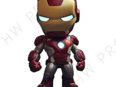 Iron Man Baby marvel robot 3D print model