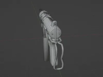 M3 Grease Gun Low-poly 3D model