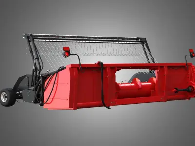 Forage Harvester Head 3D model