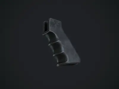 AR15 PistolGrip Low-poly 3D model