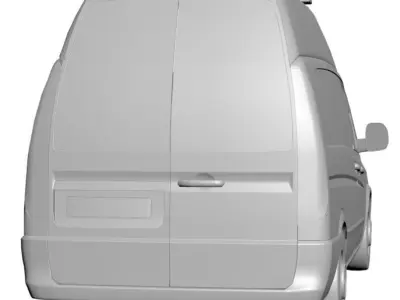 Small ambulance car 3D model